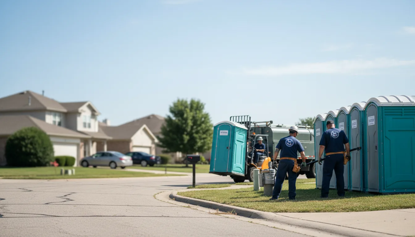 Porta Potty Rental in Rhome, TX near me